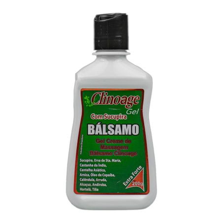 GEL DE MASSAGEM DE BÁLSAMO COM SUCUPIRA 200G CLINOAGE 360-1