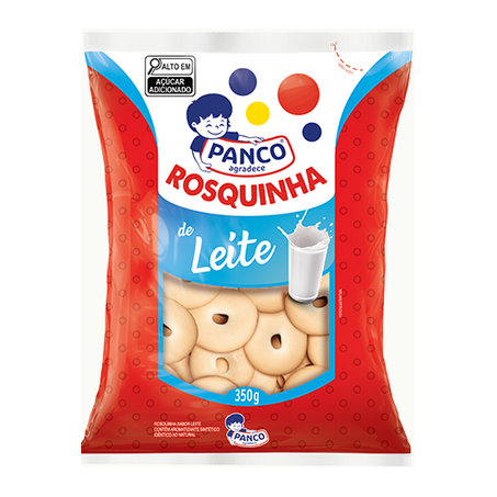 ROSQUINHA DE LEITE 350G PANCO