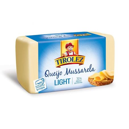 QUEIJO MUSSARELA TIROLEZ Kg LIGHT PC INT