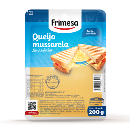 Queijo Mussarela Frimesa Fatiado 150g 
 
