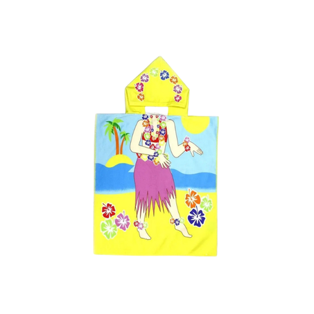 PONCHO APPEL PRAIA KIDS COM CAPUZ HAVAIANA 50CM