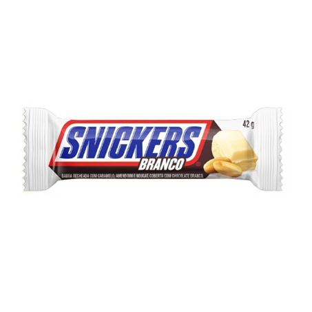 BOMBOM SNICKERS CHOCOLATE BRANCO 42G