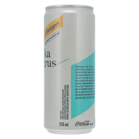 Bebida Mista Alcoólica Schweppes Vodka & Citrus Premium Lata 310ml 360-8