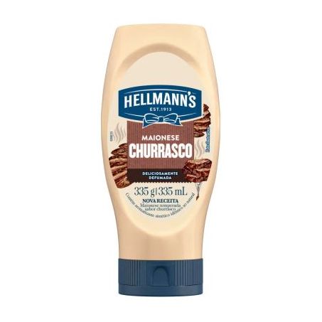 Maionese hellmanns churrasco squeeze 335g