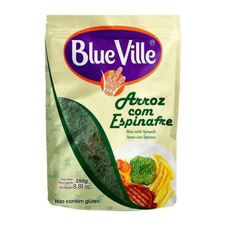Arroz blue ville cia espinafre 250g
