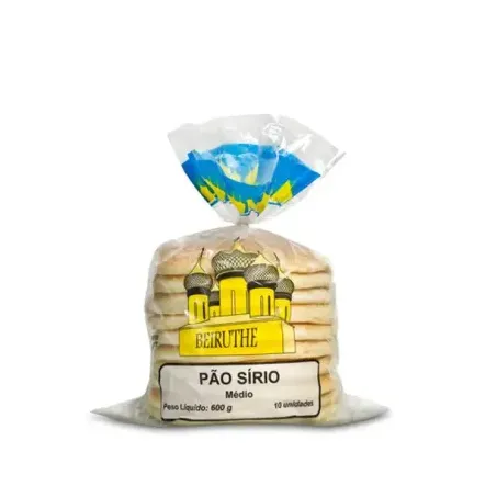 Pão Sirio Medio Beiruthe 600g