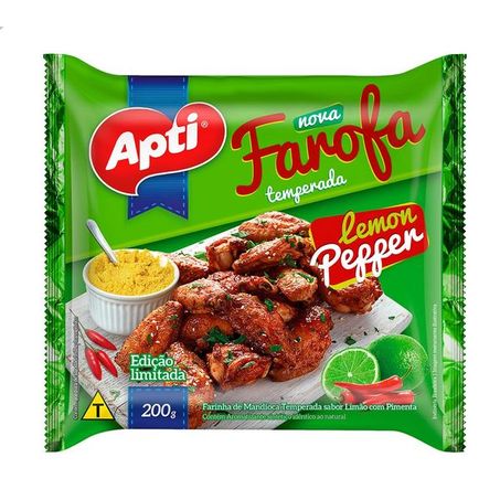 Farofa Pronta Apti Lemon Pepper 200g