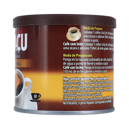 Cafe soluvel iguacu lata 50g 360-8