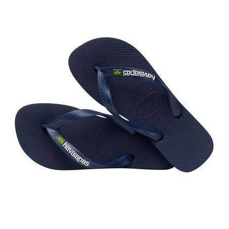 Sandalia/chinelo havaianas brasil marinho 43/44