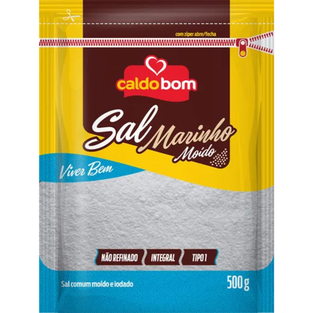 Sal marinho caldo bom 500gr