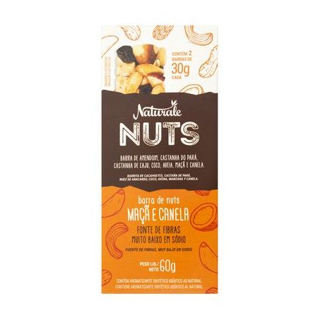 BARRA NATURALE 60G NUTS MACA/CANELA