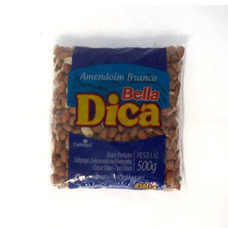 Amendoim bella dica branco t1 400g