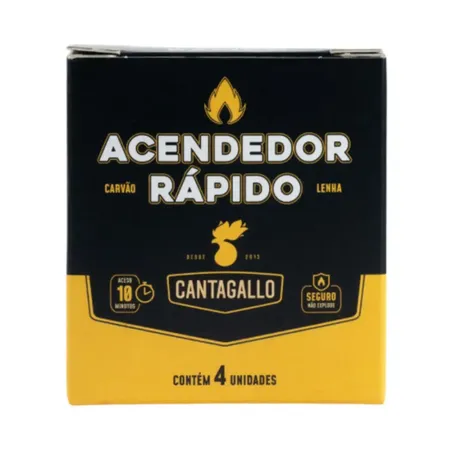 Acendedor Rapido Cantagallo 4 Un 
