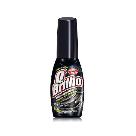 Liquido para calcado qbrilho preto 60ml