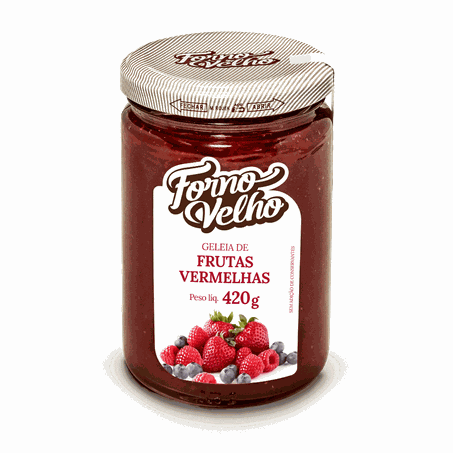 Geleia de frutas vermelhas forno velho 420g