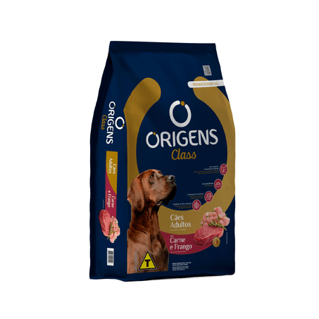 Ração Origens Class Cães Adultos Carne e Frango 20 kg 360-1