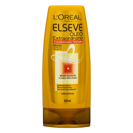 Condicionador elseve 200ml oleo extraordinario