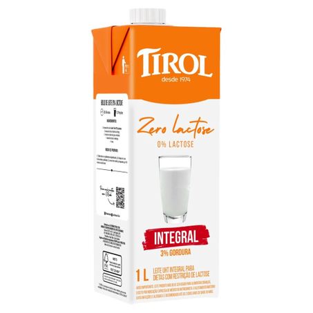 Leite long v tirol zero lactose 1lt