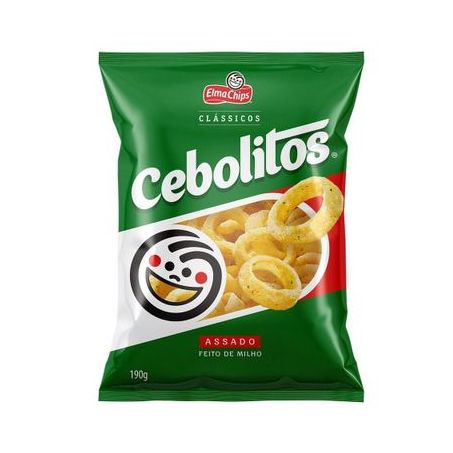 Salgadinho cebolitos elma chips 190g