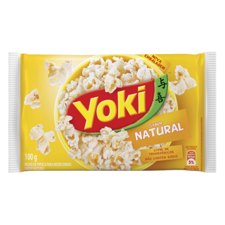 PIPOCA YOKI P/MICRO NATURAL 100G (013328)
