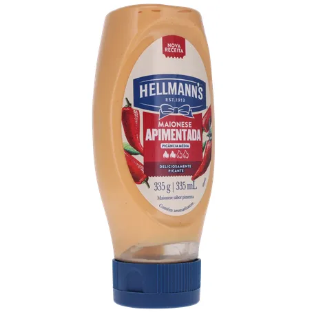Maionese Apimentada Hellmann's NBA Chicago Bulls Frasco 335gr 360-33