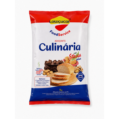 ADOÇANTE CULINARIA COM STEVIA 1KG