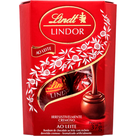 Chocolate lindt lindor leite 37g
