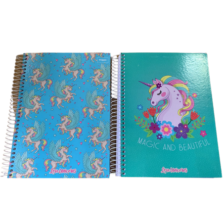 Escolar caderno troppo cd unicorn 10m 200fl