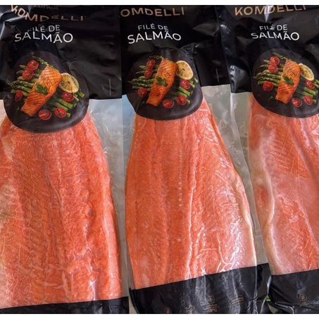 FILÉ DE SALMÃO CHILENO KOMDELLI PREMIUM CONG KG 360-1