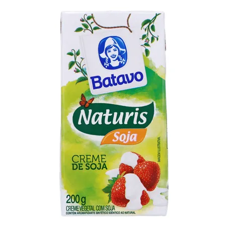 Creme de Soja Batavo Naturis Caixa 200gr