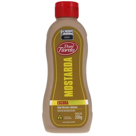 Mostarda dom fiorelo escura 200g 360-0