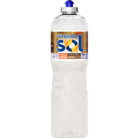 Detergente girando sol 500ml coco