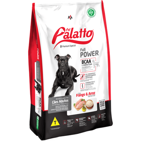 Ração Palatto Full Power Cães Adultos 15Kg