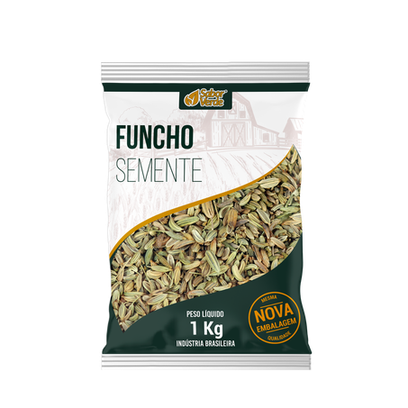Funcho Semente 1 Kg Sabor Verde
