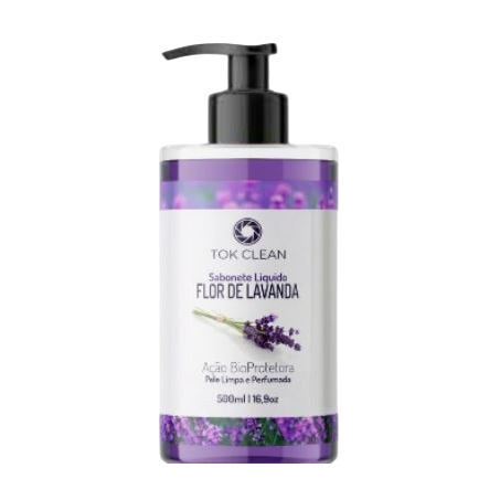 Sabonete Líquido Tok Clean Flor de Lavanda 500ml