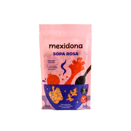 Sopa Rosa Mexidona Pacote 160g