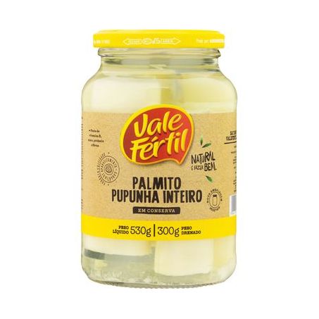 Palmito Vale Fertil Pupunha 300gr