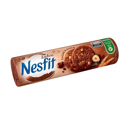 Biscoito Nesfit 140g - Delice - Cacau e Avelã