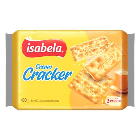BISCOITO CREAM CRACKER ISABELA