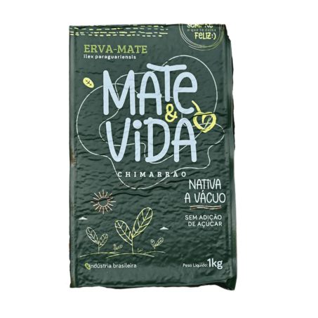 Erva mate mate&vida tradicional a vácuo 1kg