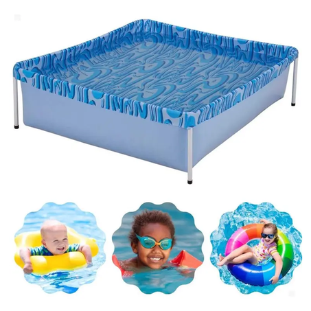 PISCINA PLÁSTICA MOR 400L 1,10X1,10X0,33MT UND 360-1
