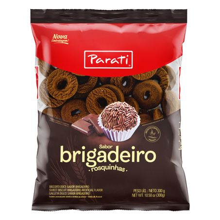 Biscoito rosquinha brigadeiro parati
