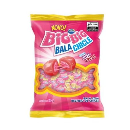 BALA BIG BIG 400G CHICLE TUTTI FRUTTI