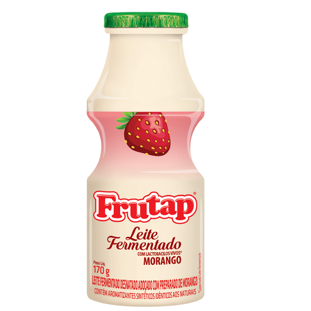 LEITE FERMENTADO FRUTAP 170G MORANGO