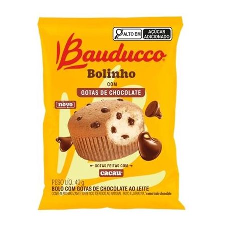 Bolinho Bauducco Gotas de Chocolate 40g