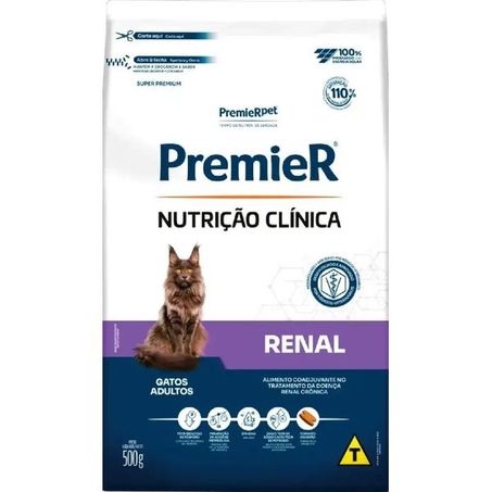 Ração Premier Nutrição Clínica Renal para Gatos 500Gr