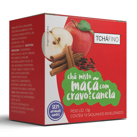 CHA TCHAFINO 10G MACA COM CRAVO E CANELA