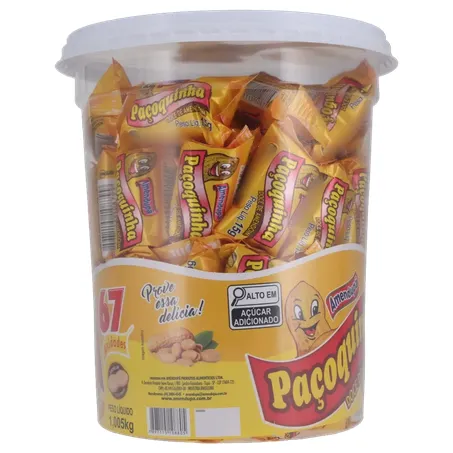 PACOCA AMENDUPA ROLHA EMBRULHADA POTE 1KG 360-30