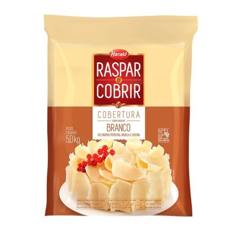 Cobertura harald 5kg confeiteiro fracionado branco
