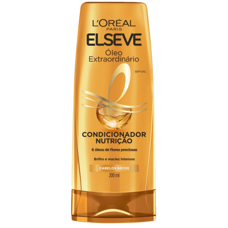 Condicionador L'Oréal Paris Nutrição Óleos de Argan & Marula Squeeze 200ml